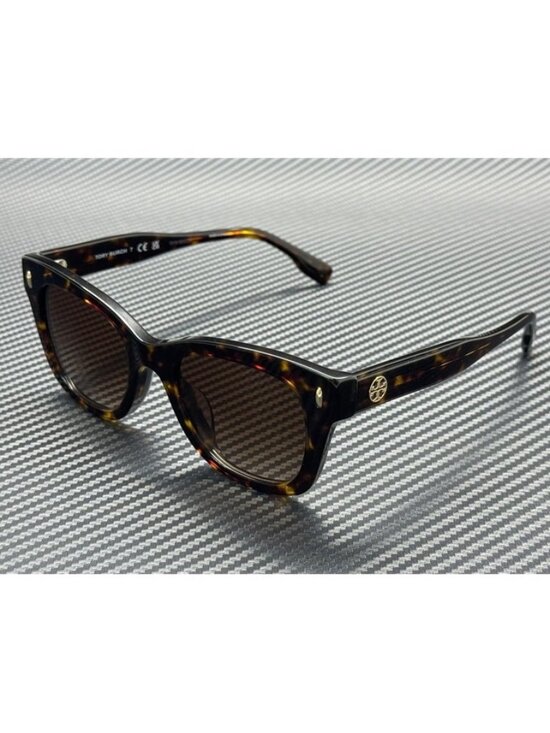New Tory Burch Women Dark Tortoise Sunglasses 51-20-140